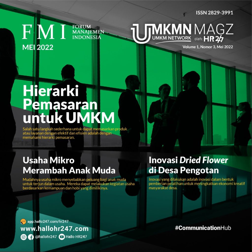 UMKMN MAGZ Volume 1, Nomor 3, Mei 2022, Majalah Jaringan UMKM, ISSN 2829-3991