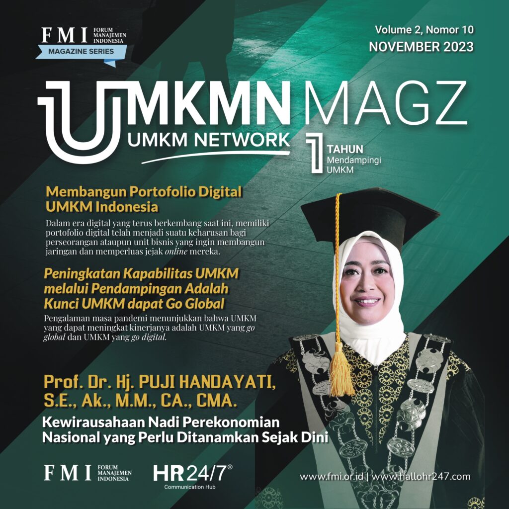 UMKM MAGZ Volume 2, Nomor 10, November 2023, Majalah Jaringan UMKM, ISSN 2829-3991