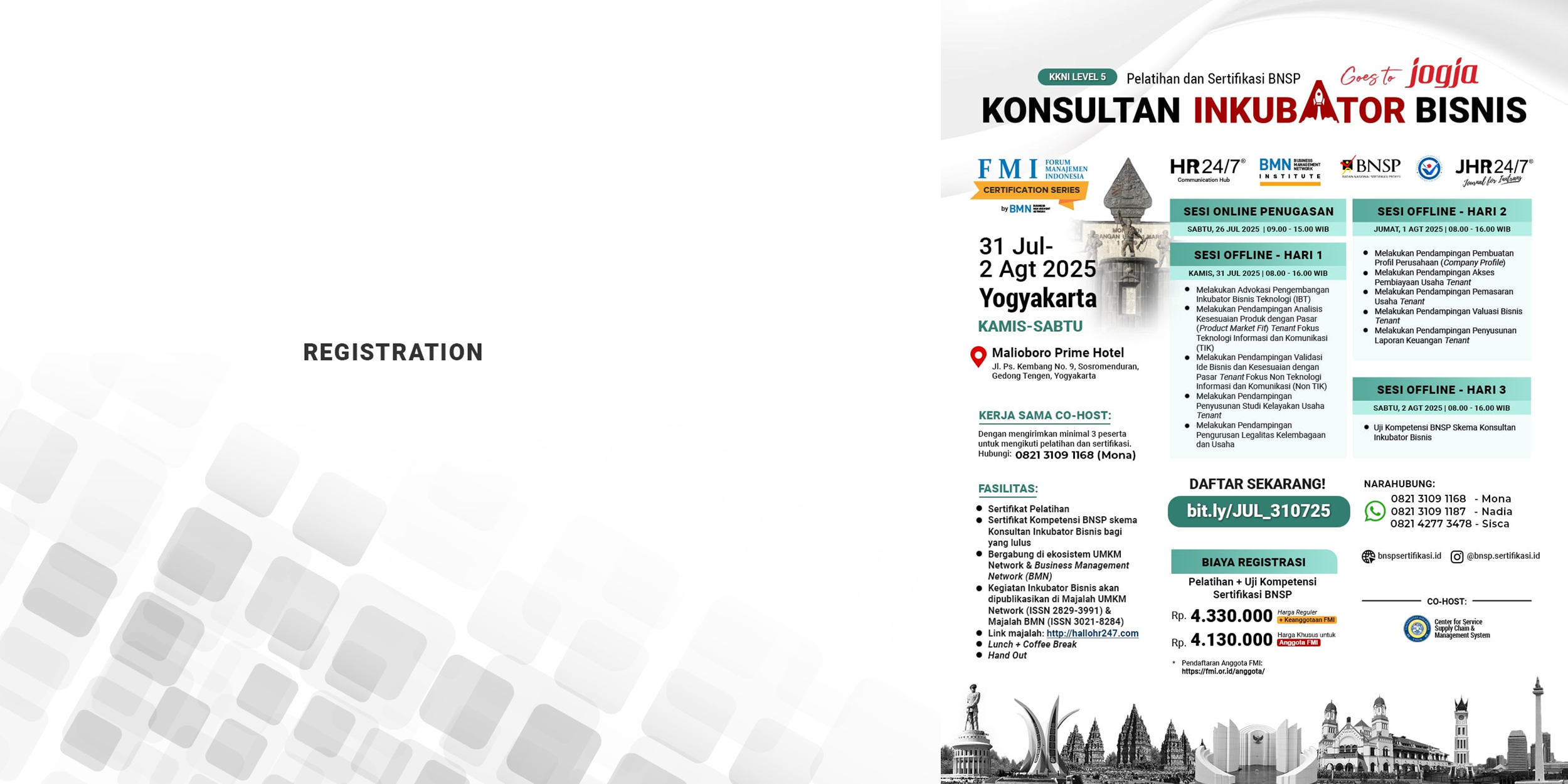 Pelatihan dan Sertifikasi BNSP Skema IKM offline Surabaya